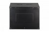 Digitus Szafa sieciowa wisząca Dynamic 19 9U rack 474x600x450mm, drzwi szyba, czarna, niezłożona, 60kg